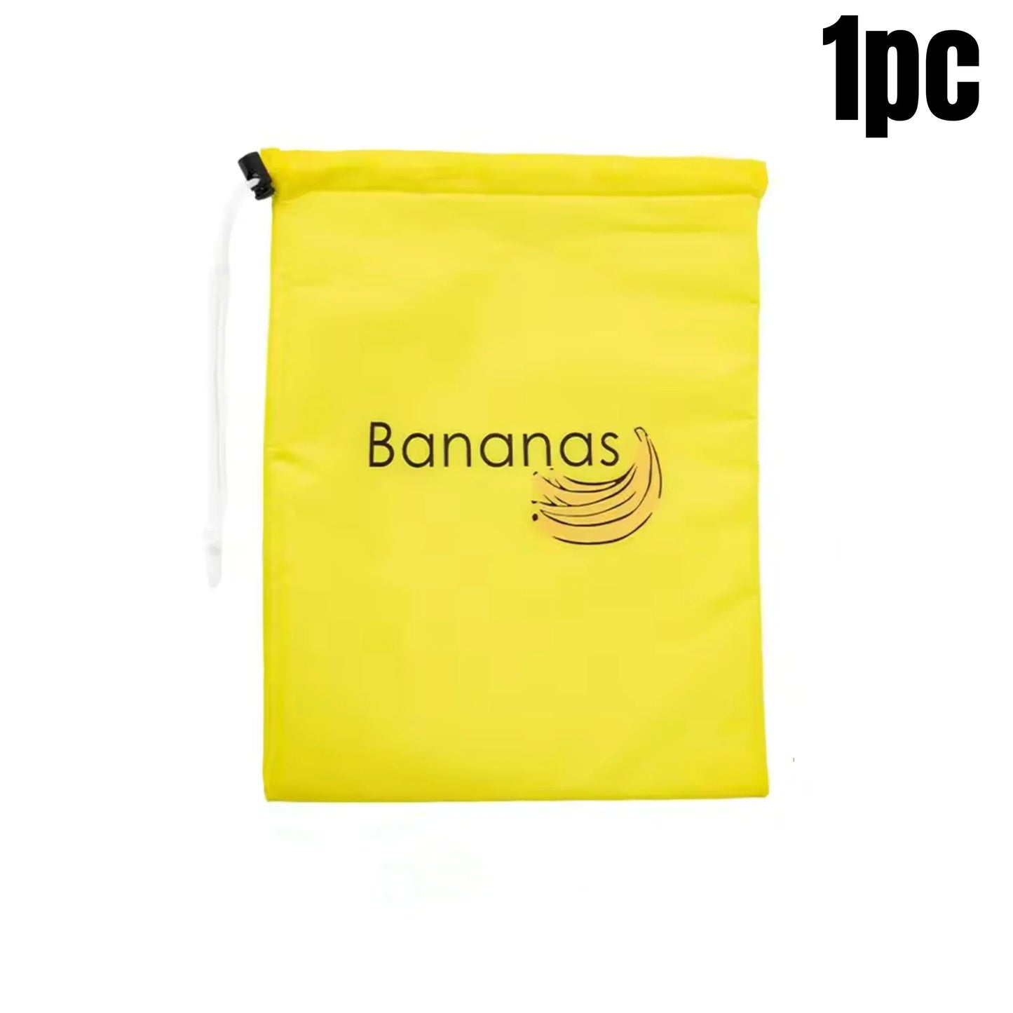 1/2/3/5Pcs Durable Yellow Banana Storage Bags Insulated Fruit Vegetable Fresh-keep Bundle Pocket Drawstring Banana Preserve Bag.
