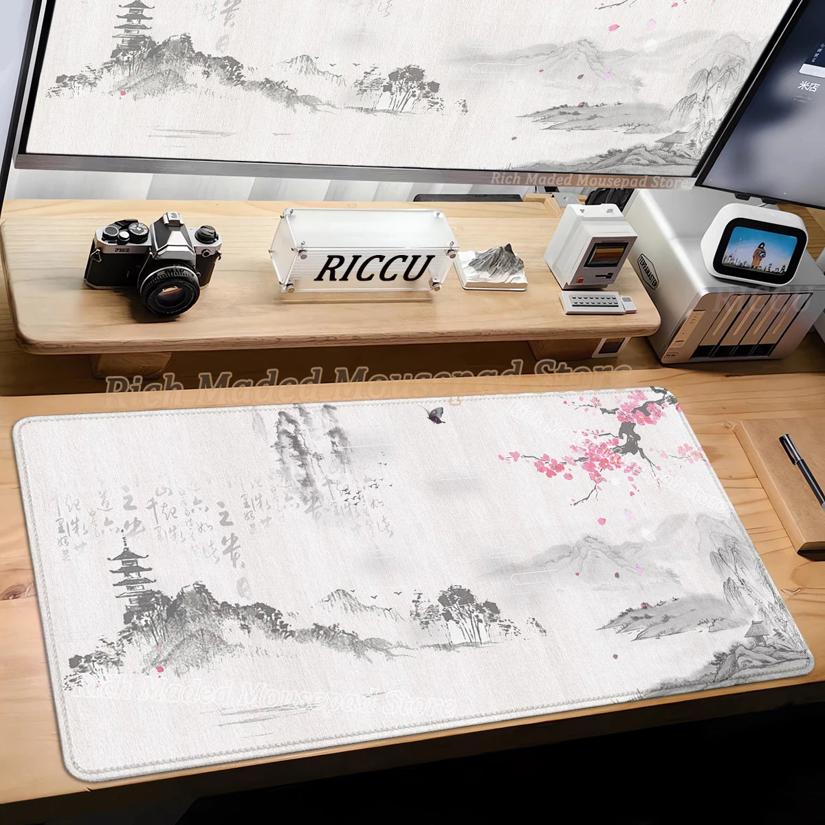 Sakura Japanese Cherry Blossom Mouse Pad Gaming XXL Home Extended Mousepad Large Keyboard pad Office accessories Laptop Mice Pad