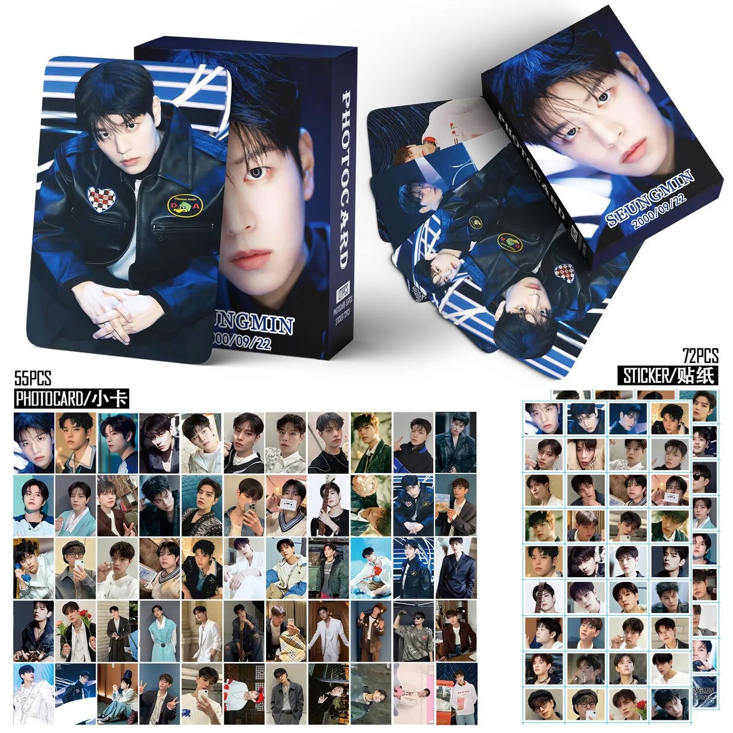 127pcs New Album KARMA HOP Photo Card Photocards Stickers Kpop Merch Lomo Cards Set Fans Collection Cards Gift