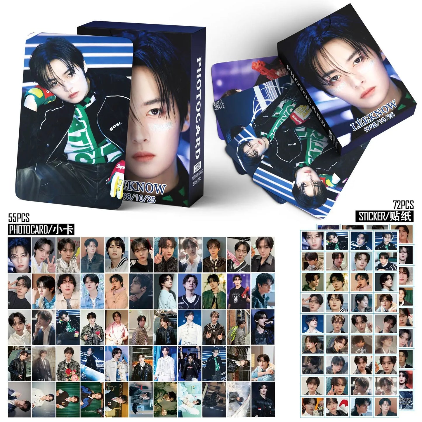 127pcs New Album KARMA HOP Photo Card Photocards Stickers Kpop Merch Lomo Cards Set Fans Collection Cards Gift