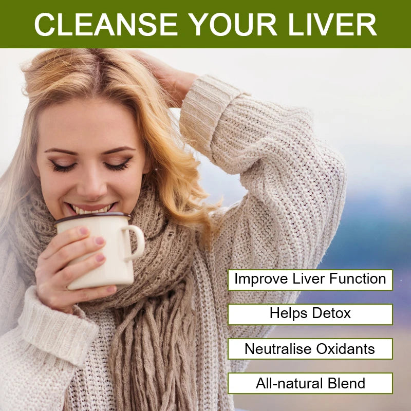 Natural Liver Care, Milk Thistle, Caffeine Free, Liver Detox - Nourish and Support Your Liver Health, Improve Liver Function