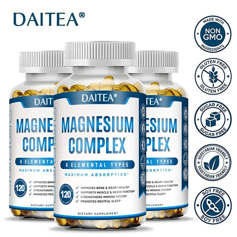 π Magnesium Complex Capsules | Bone, Muscle & Heart Support π