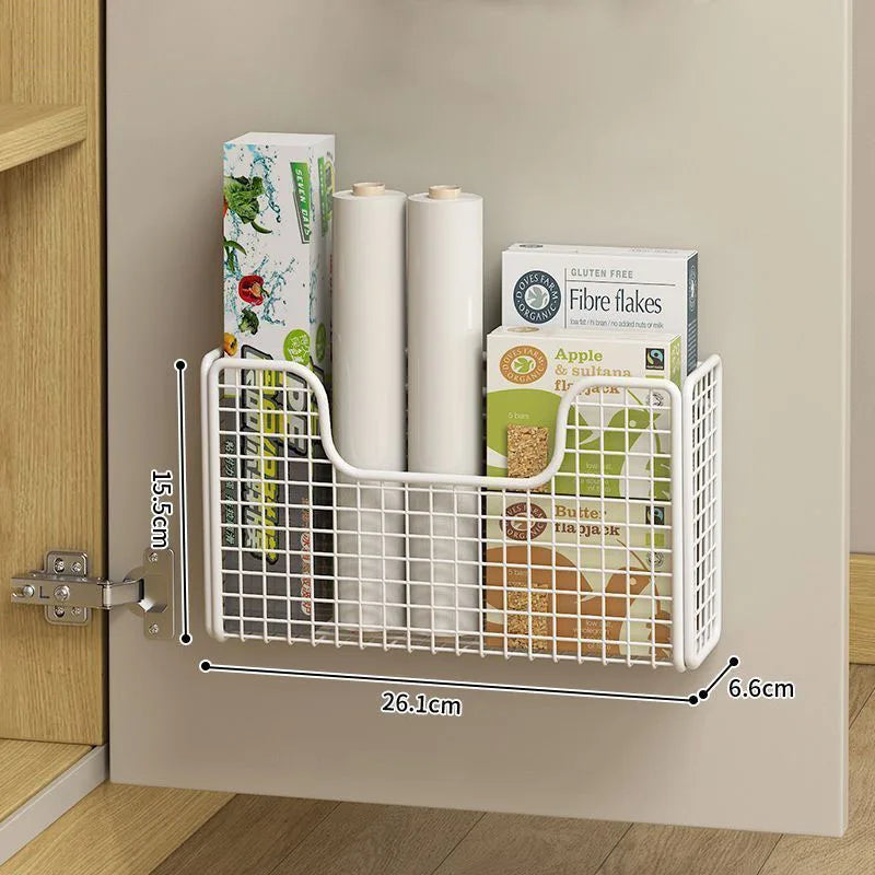 ✨ Punch-Free Wall-Mounted Storage Rack | Kitchen & Bathroom Organizer ✨