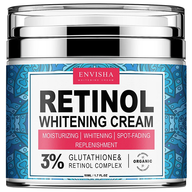 ENVISHA Face Skin Care Whitening Freckle Cream Remove Melasma Dark Spots Melanin Brighten Anti-Aging Lightening Shrink Pores