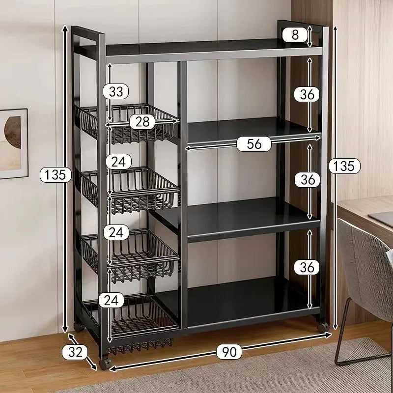 Extra Thick and Super Thick Fruit and Vegetable Storage Rack, Home Basket Storage Rack, Kitchen Storage Rack, Storages Racks
