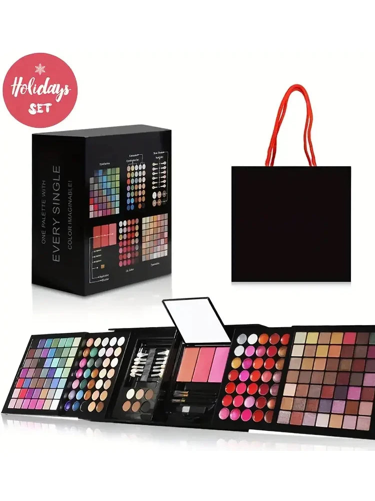 ✨ 177-Color All-in-One Makeup Kit | Eyeshadow, Blush, Lip Gloss & More ✨