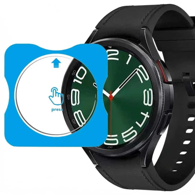 Quick Pasting Screen Film for Samsung Galaxy Watch Ultra 47mm Glass Protective Film Watch 8 7 6 5 4 40mm 44mm 8/6/4 Classic 46mm