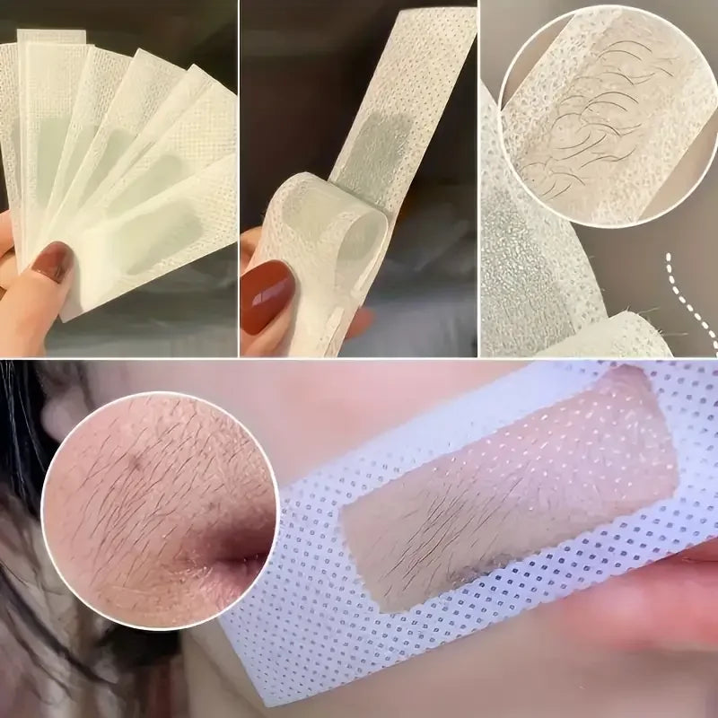 ✨ Hair Removal Wax Strips | 10/20/30/50pcs for Face, Arms, Legs & Body ✨