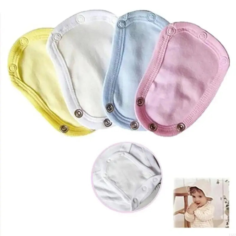 Diaper Extenders Solid Color Baby Bodysuit Diaper Clothing Accessories 5Pieces