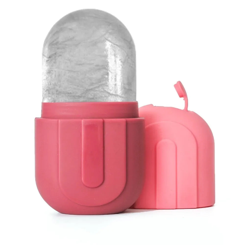 Silicone Ice Roller for Face Beauty Skin Care Tools Reusable Facial Massager Face Lifting Contouring Ice Cube Trays