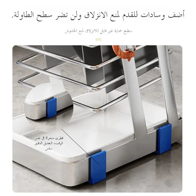 Stainl Steel 304 Knife Holder Kitchen Storage Ra Vegetable Cutter Drainage Home Use Knife Stand Organizer elf