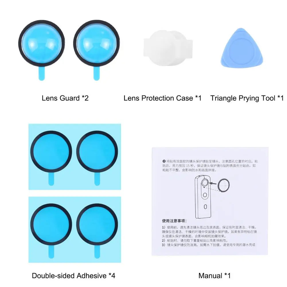 PULUZ Lens Guard PC Protector For RICOH Theta SC2/S/V 360 Accessory Lens Protection Cover For Tesla Model Y Juniper Front Camera