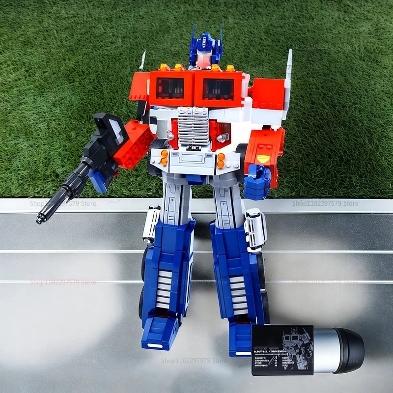 1508PCS Robot Truck Building Blocks Set Creative 2-in-1 Technical Transformation Model Compatible with 10302 Kits Kids Adults