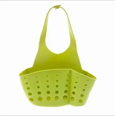 Adjustable Silicone Sink Shelf Drain Basket Sink Faucet Hanging Holder Drainer Sponge Drain Rack Home Storage Kitchen Accessorie