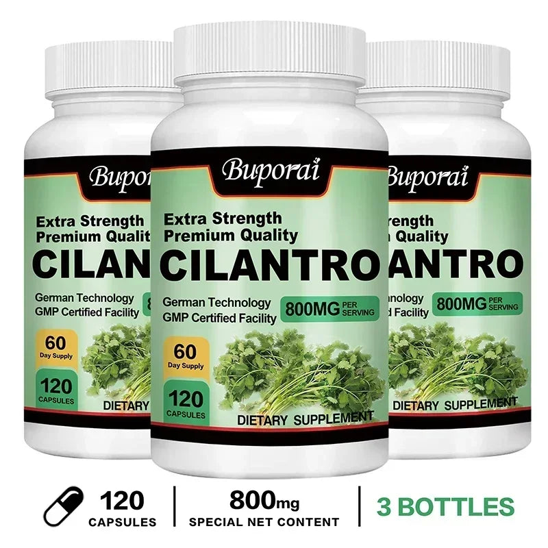 Cilantro Supplement - Rich Source of Antioxidants - Natural Cleansing & Detox Supplement