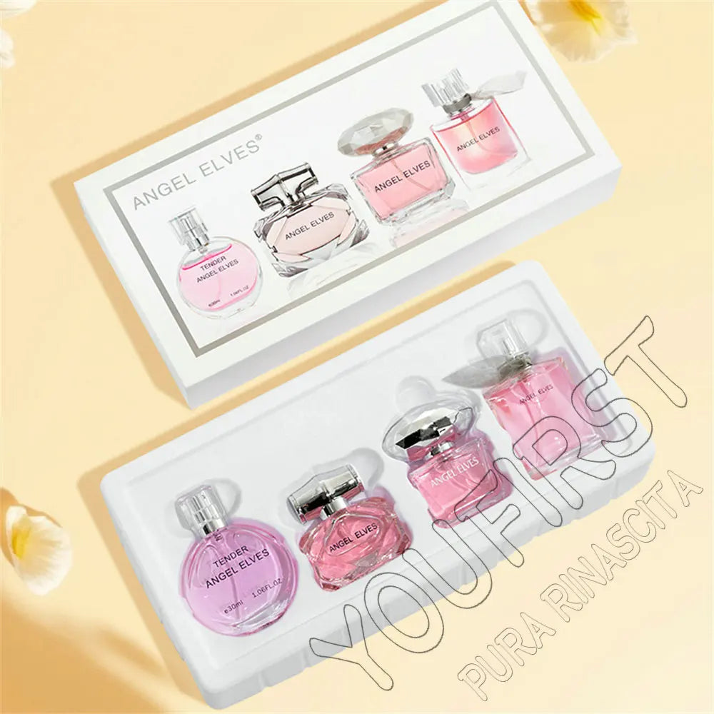 ✨ Women’s Perfume Gift Set – 4 Pcs | Long-Lasting Floral & Fruity Scents ✨