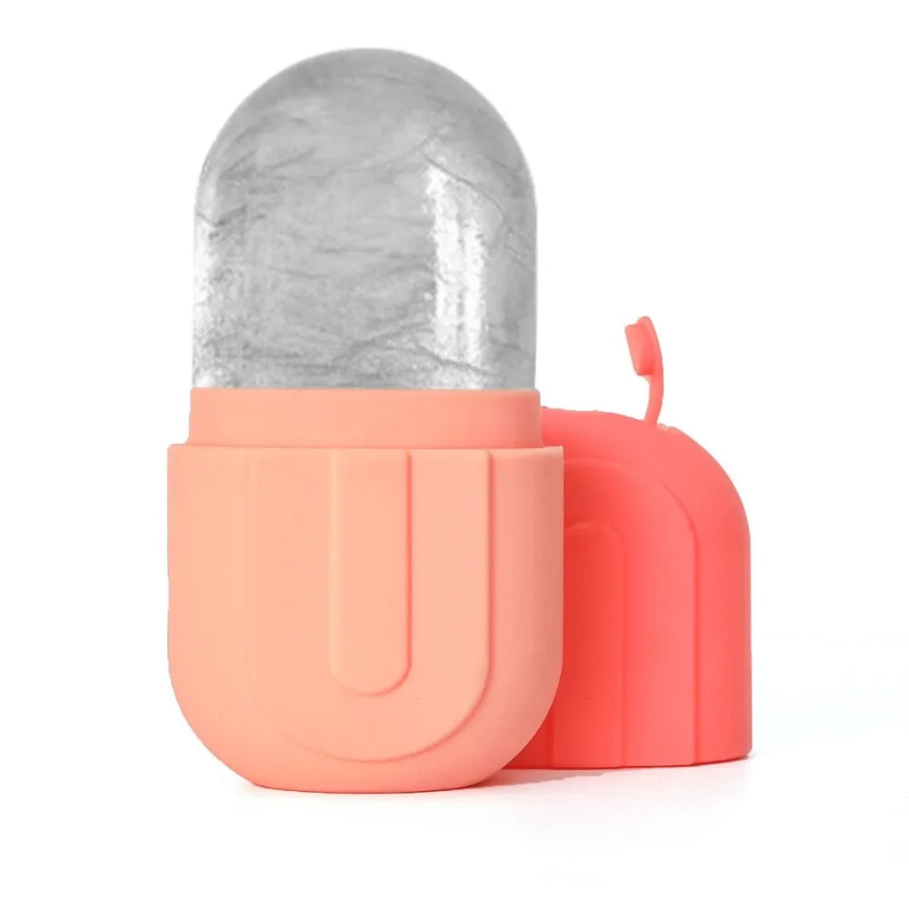 Silicone Ice Roller for Face Beauty Skin Care Tools Reusable Facial Massager Face Lifting Contouring Ice Cube Trays