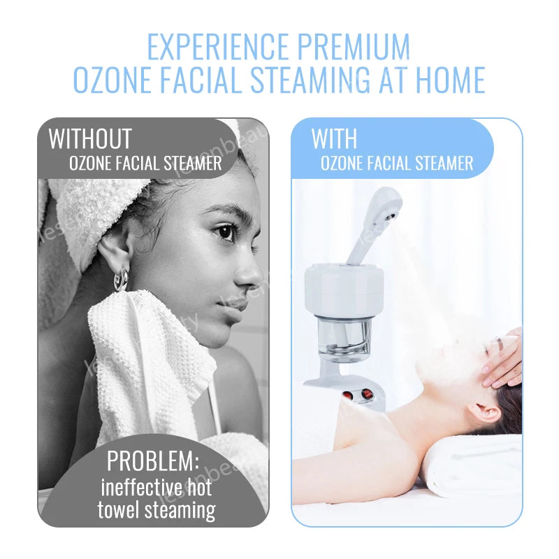 Facial Steamer for Face Facial Vaporizer Professional Face Steamer Hot Warm Mist Sprayer Moisturizing Portable Facial Steamer