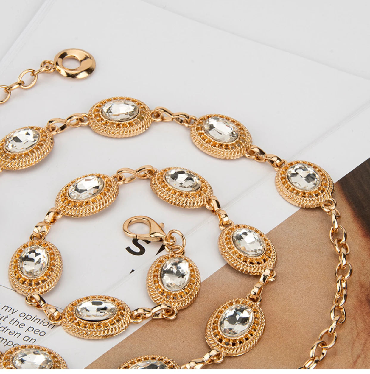 Hot-selling luxury style retro metal mesh waist chain for women, high-end chain, fashionable and versatile belt for women