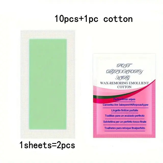 ✨ Hair Removal Wax Strips | 10/20/30/50pcs for Face, Arms, Legs & Body ✨