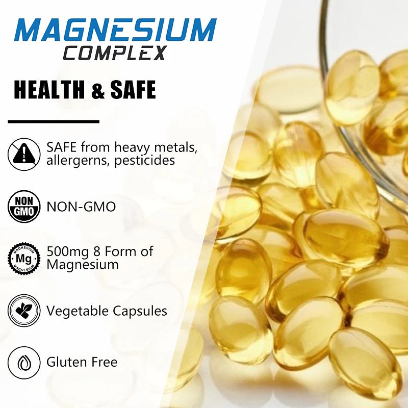 π Magnesium Complex Capsules | Bone, Muscle & Heart Support π