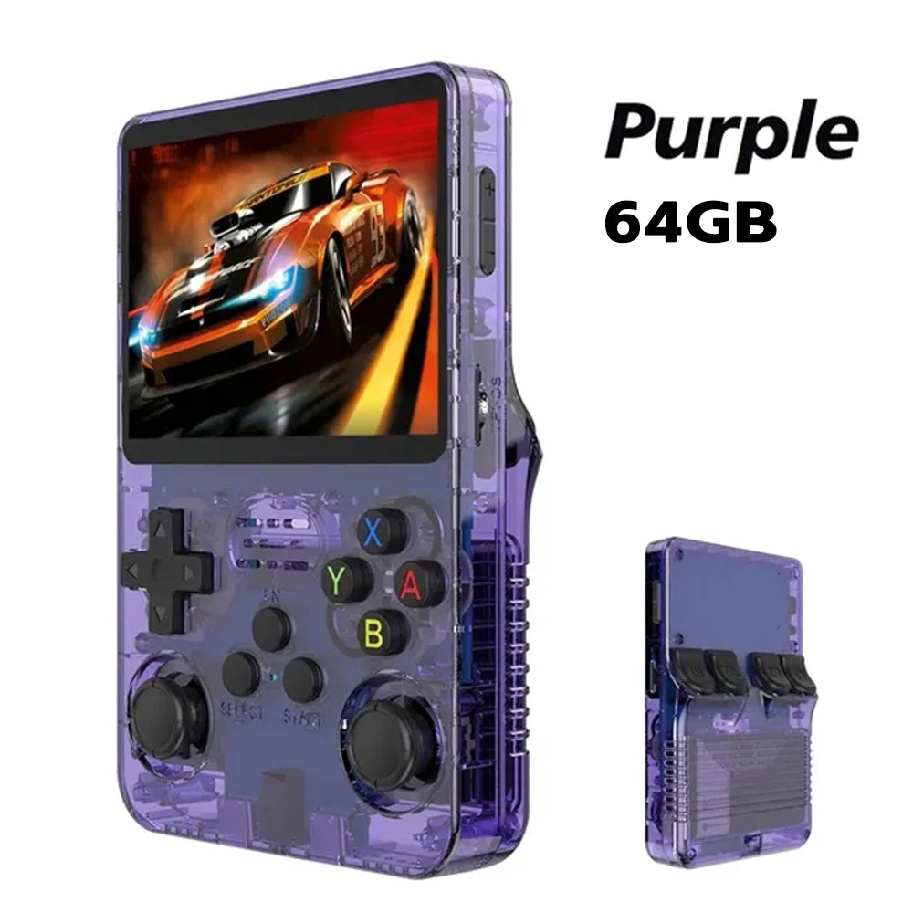 🎮 R36S Retro Pocket Console – 3.5" IPS Screen, Linux, 64GB Games, Multiple Colors 🎮