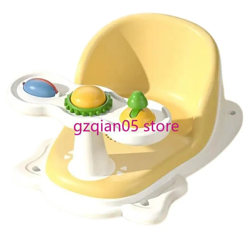N7ME Bathtub Seats Baby Bath Seats with Bottom Suction Cups for Baby 6 Months & Up Provides Backrest Support Bathtub Seats