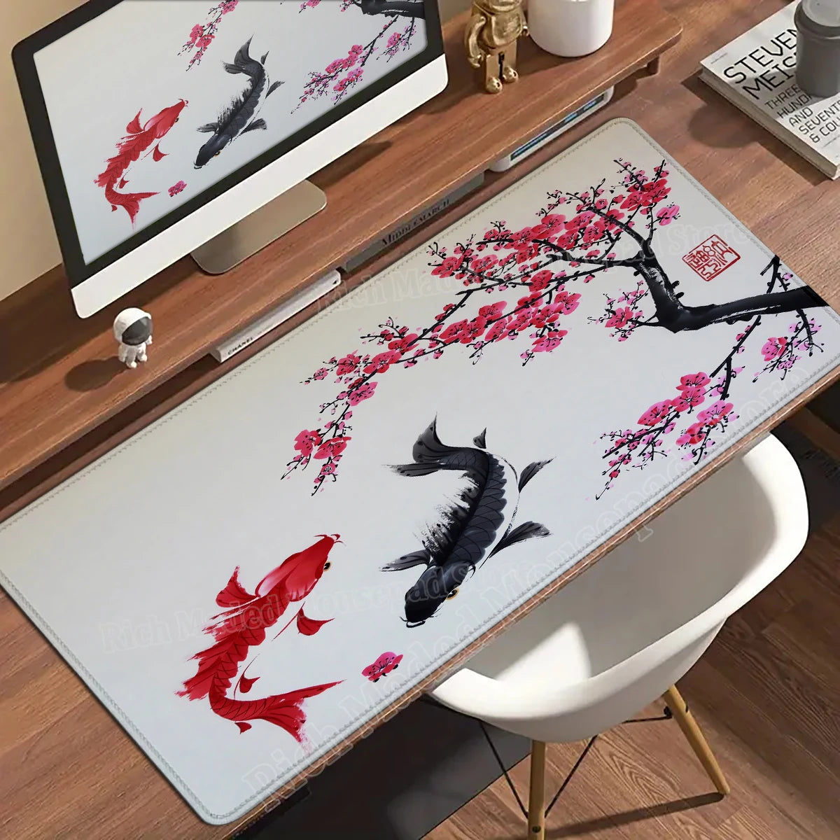 Sakura Japanese Cherry Blossom Mouse Pad Gaming XXL Home Extended Mousepad Large Keyboard pad Office accessories Laptop Mice Pad