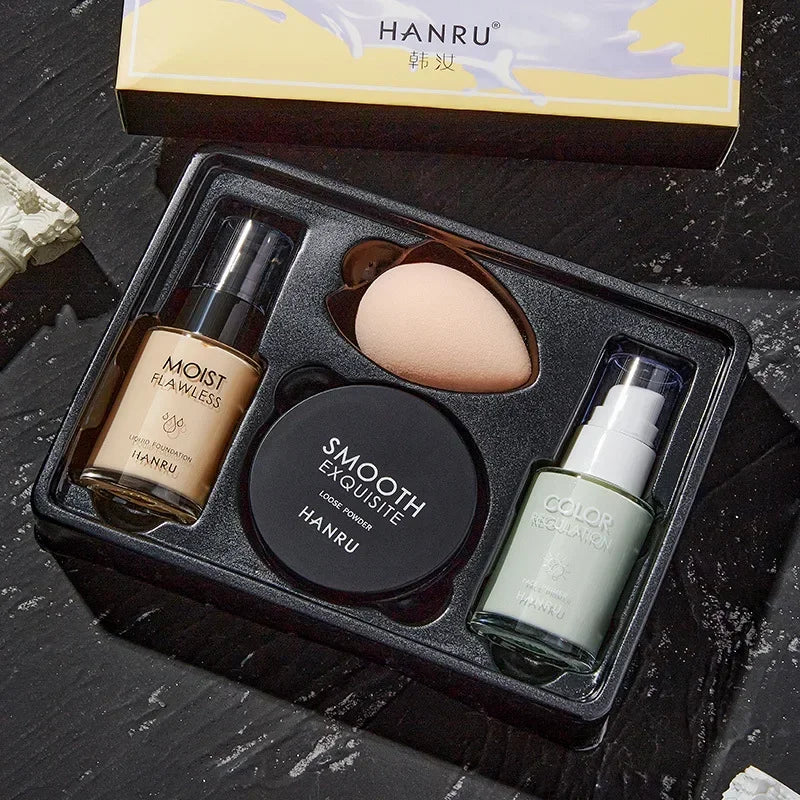 π 4pcs Makeup Gift Set | Flawless Skin, Oil Control & Lasting Glow π