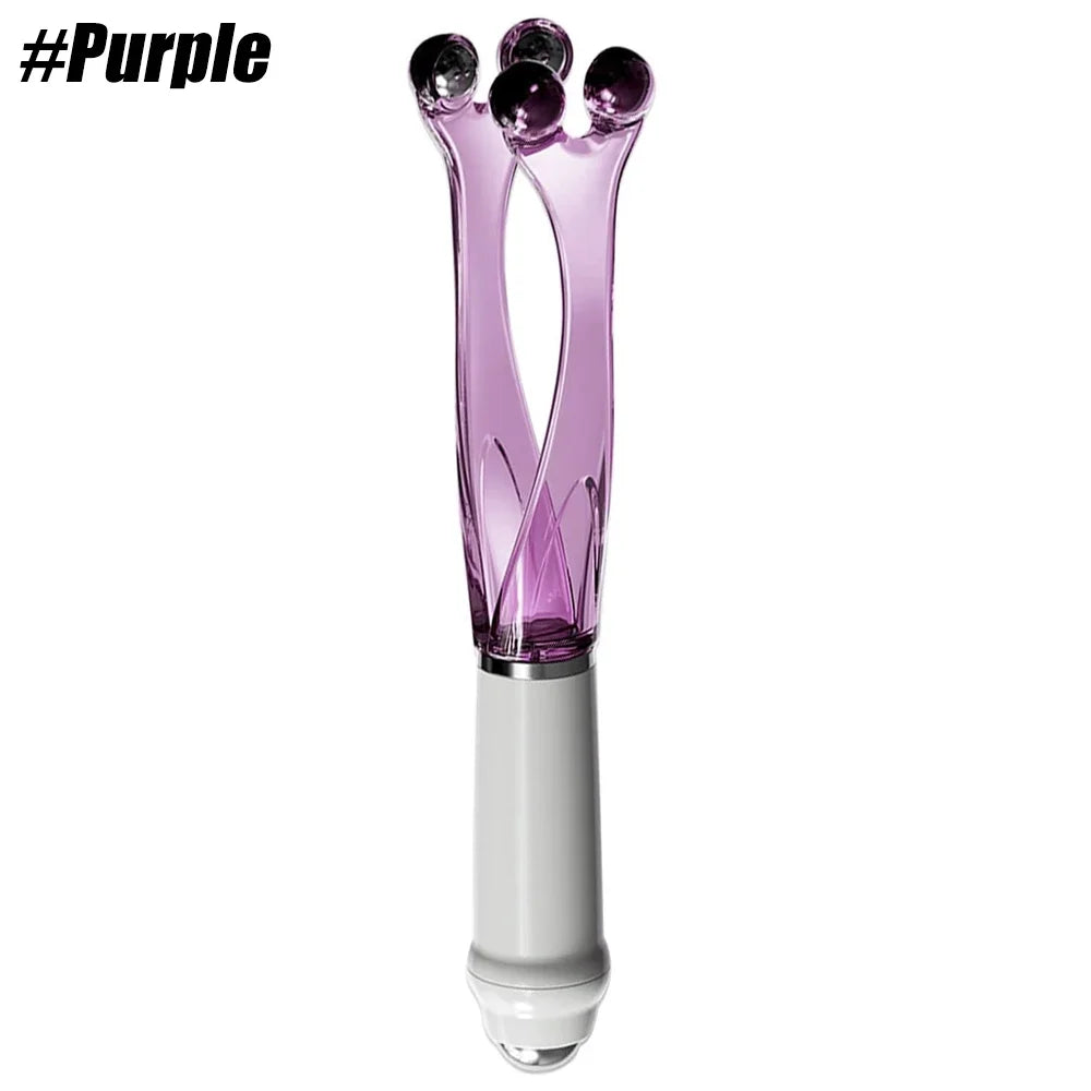 1/2PCS Finger Massager Roller with Stainless Steel Beads, Dual Head 360 Degree Rolling Design, 4 Sided Massager for Hand Relax