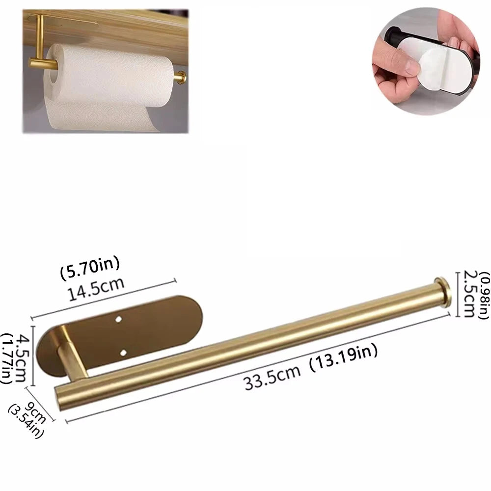 ✨ Adhesive Paper Towel Holder | Kitchen & Bathroom Organizer ✨