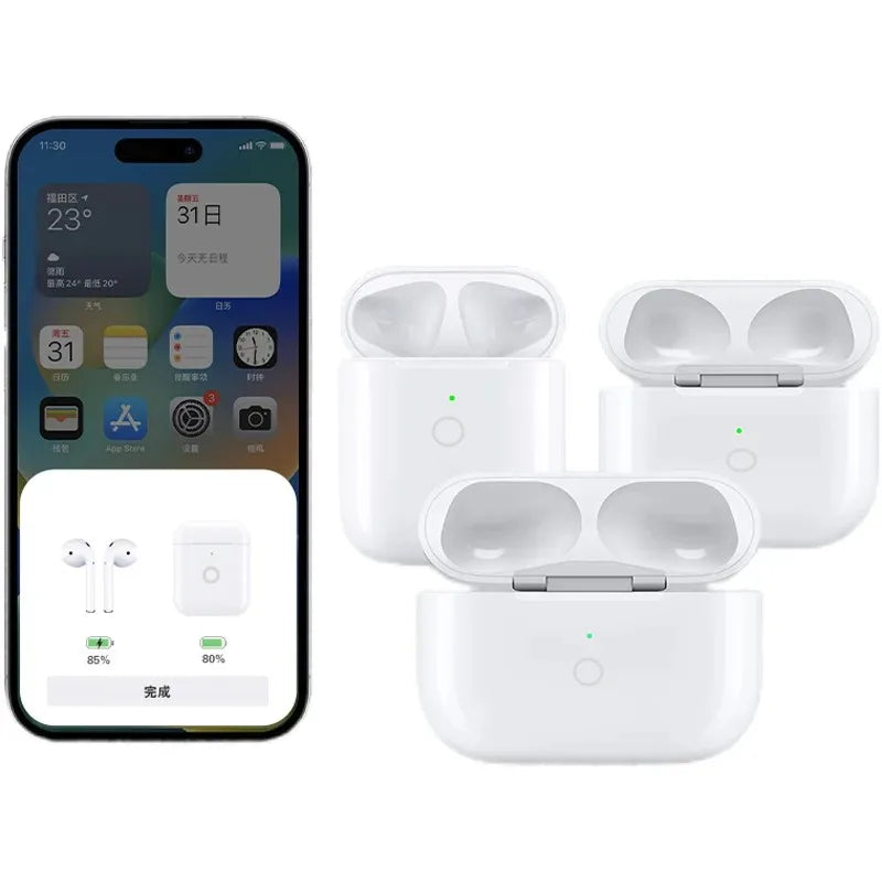 Replacement Wireless Charging Box Case For Airpods 1 / 2 3 4Bluetooth-Compatible Charger Case Earphone Accessories Apple Pro 1 2