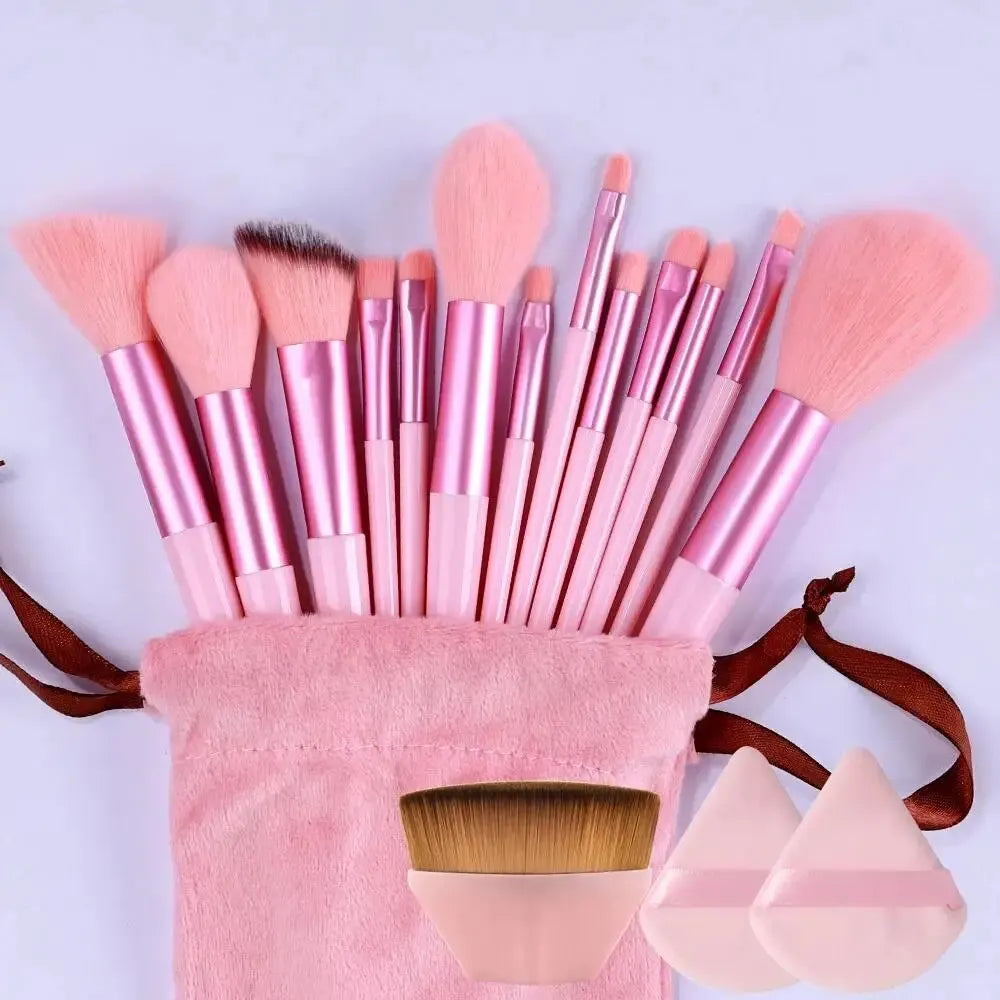 ✨ Professional Makeup Brush Set | Soft & Fluffy Kabuki, Foundation & Eyeshadow Brushes ✨