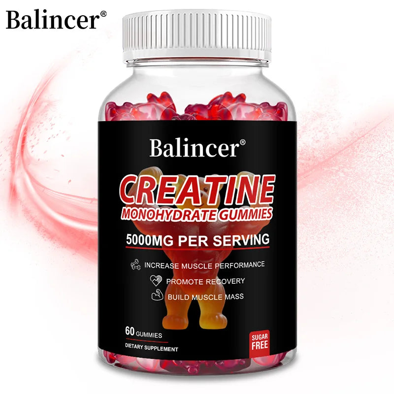 πͺ Creatine Monohydrate Gummies | Pre/Post Workout Energy & Muscle Support πͺ