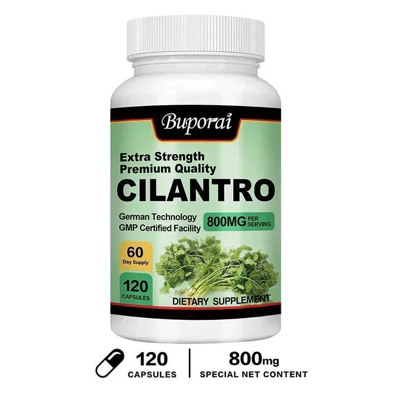 Cilantro Supplement - Rich Source of Antioxidants - Natural Cleansing & Detox Supplement