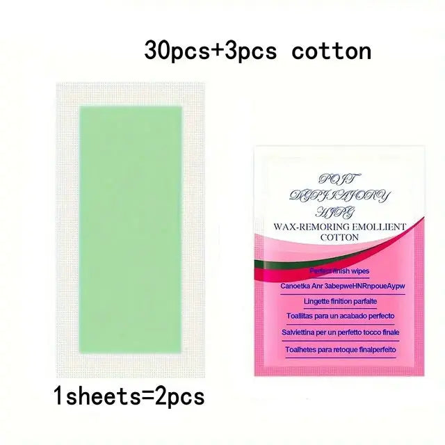 ✨ Hair Removal Wax Strips | 10/20/30/50pcs for Face, Arms, Legs & Body ✨
