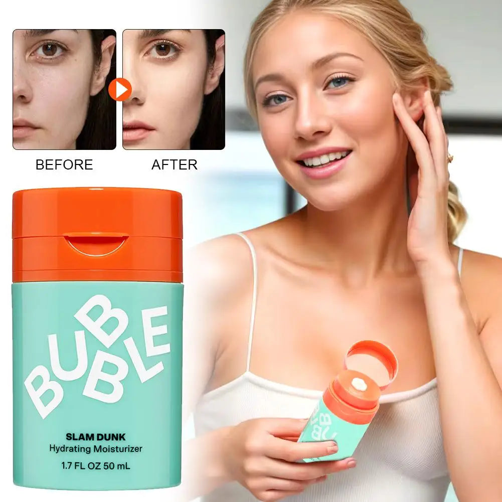 Bubble Skin Niacinamide Oil-Control Moisturizer Lightweight Smooth Nourishing Face for Normal Dry Skin Bubble Skin Moisturizer