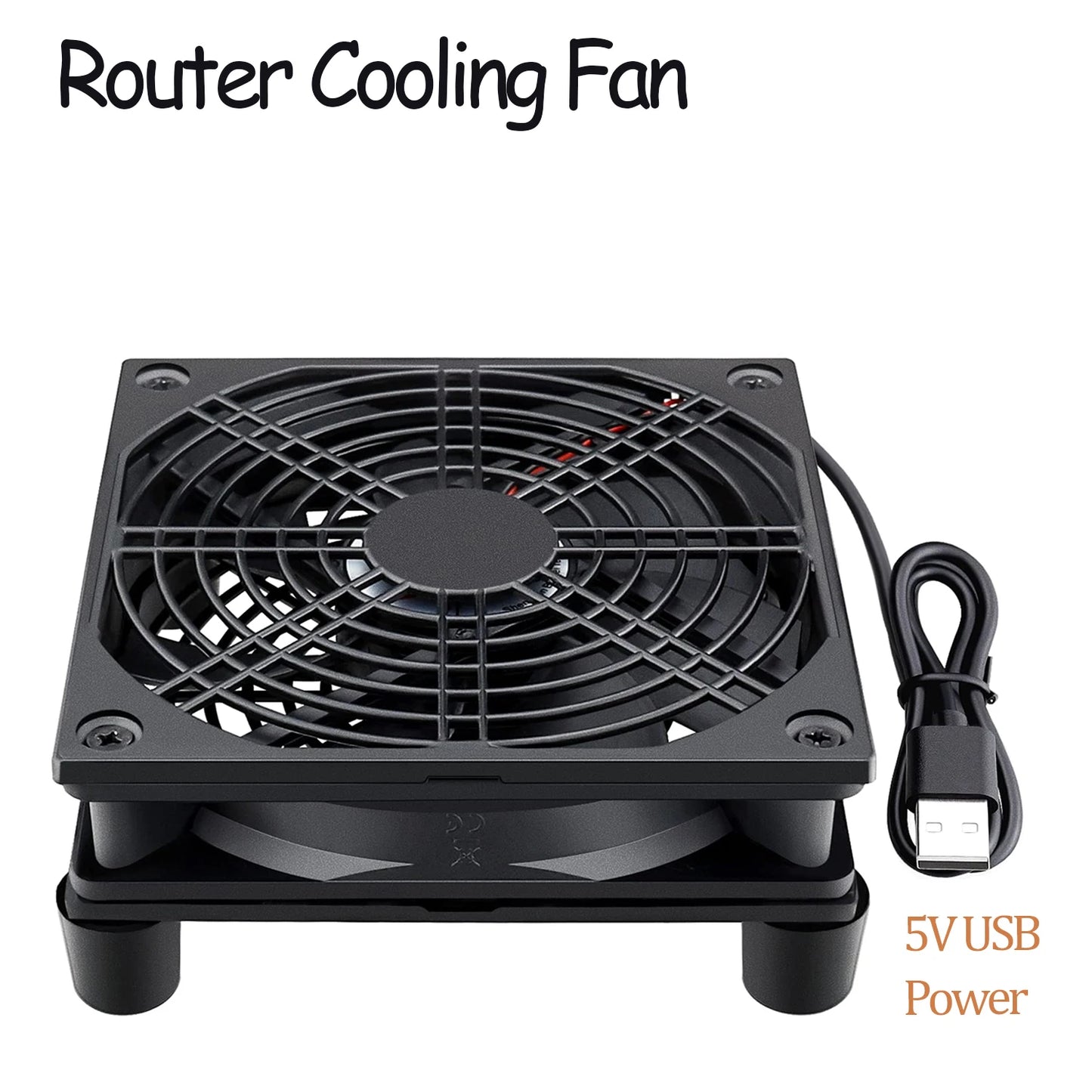 120mm 5V USB Power Cooling Case Fan for Receiver DVR Xbox TV Box Router