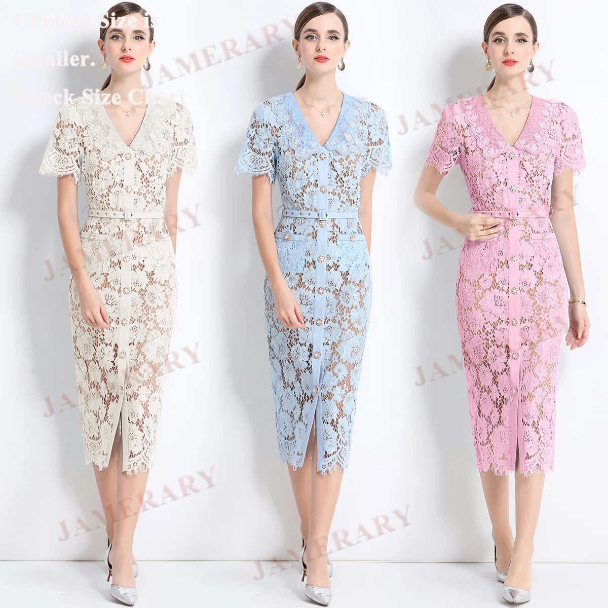 Summer Autumn Diamonds Embroidery Lace Long Sheath Dress Women Short Sleeve Luxury Formal Evening Long Dresses Party Vestidos