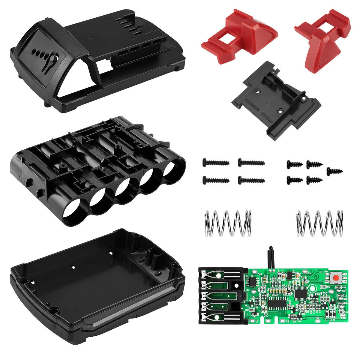 Factory Sale M18 Li-ion Battery Case BMS Replacement for Milwaukee 18v Battery Case PCB Cordless Power Drill Combo Kit Housing