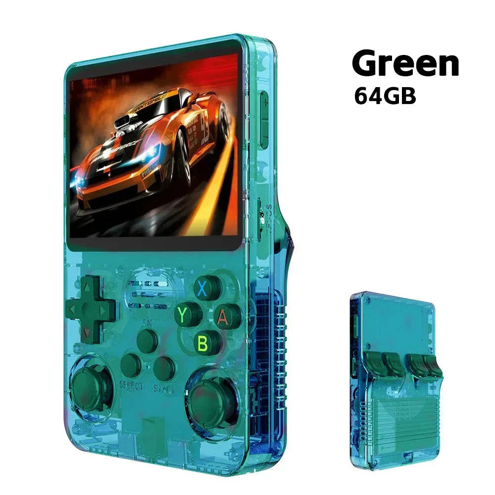 🎮 R36S Retro Pocket Console – 3.5" IPS Screen, Linux, 64GB Games, Multiple Colors 🎮