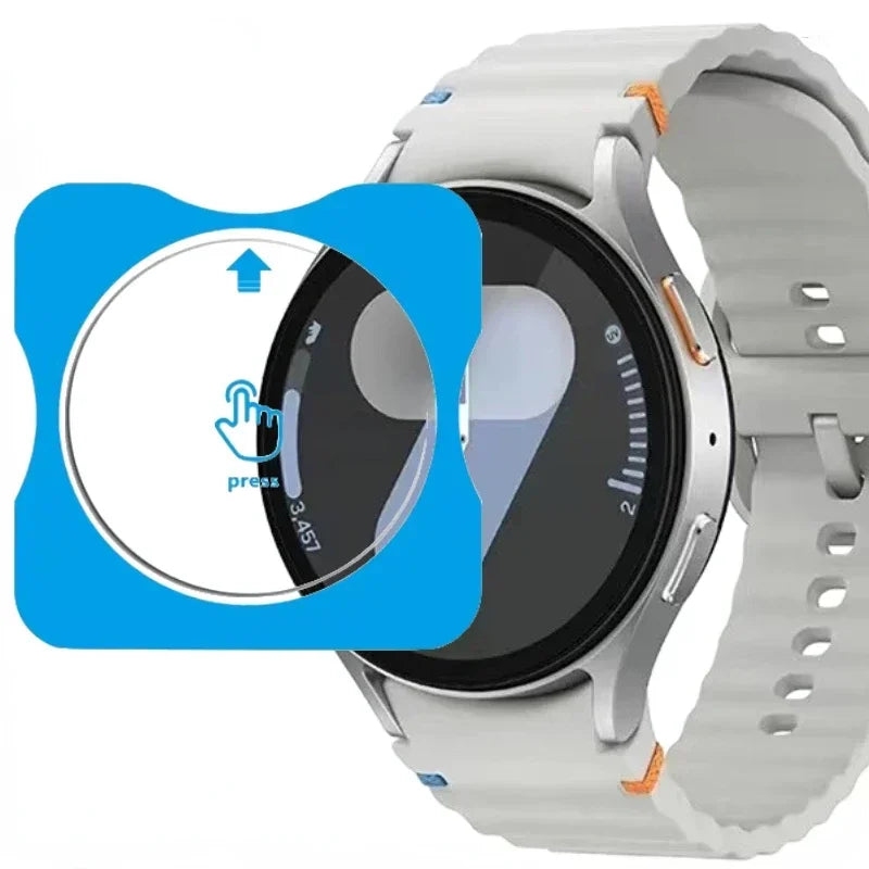 Quick Pasting Screen Film for Samsung Galaxy Watch Ultra 47mm Glass Protective Film Watch 8 7 6 5 4 40mm 44mm 8/6/4 Classic 46mm