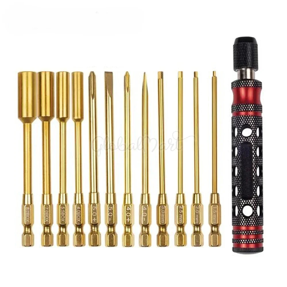 AANEW Metal Hexagonal Wrenches Screw drivers Tools Kit 1.5mm 2.0mm 2.5mm 3.0mm 1.5/2.0/2.5/3.0mm for RC Models Multirotor