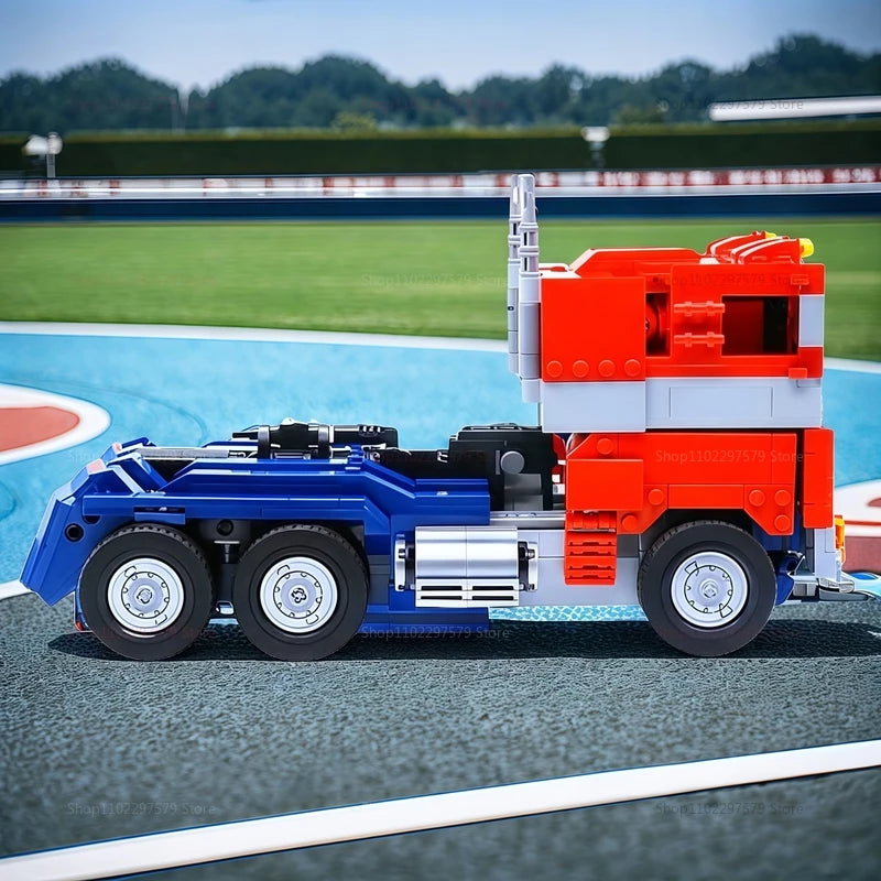 1508PCS Robot Truck Building Blocks Set Creative 2-in-1 Technical Transformation Model Compatible with 10302 Kits Kids Adults