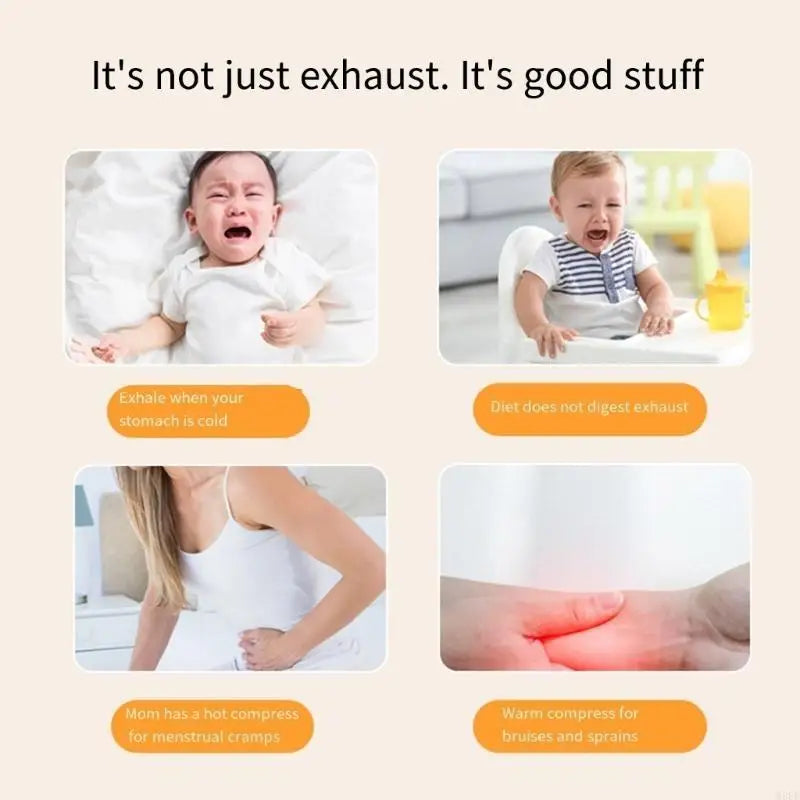 Cartoon Baby Bellyband Breathable Tummy Wrap Belt 7-Speed Vibration Adjustable