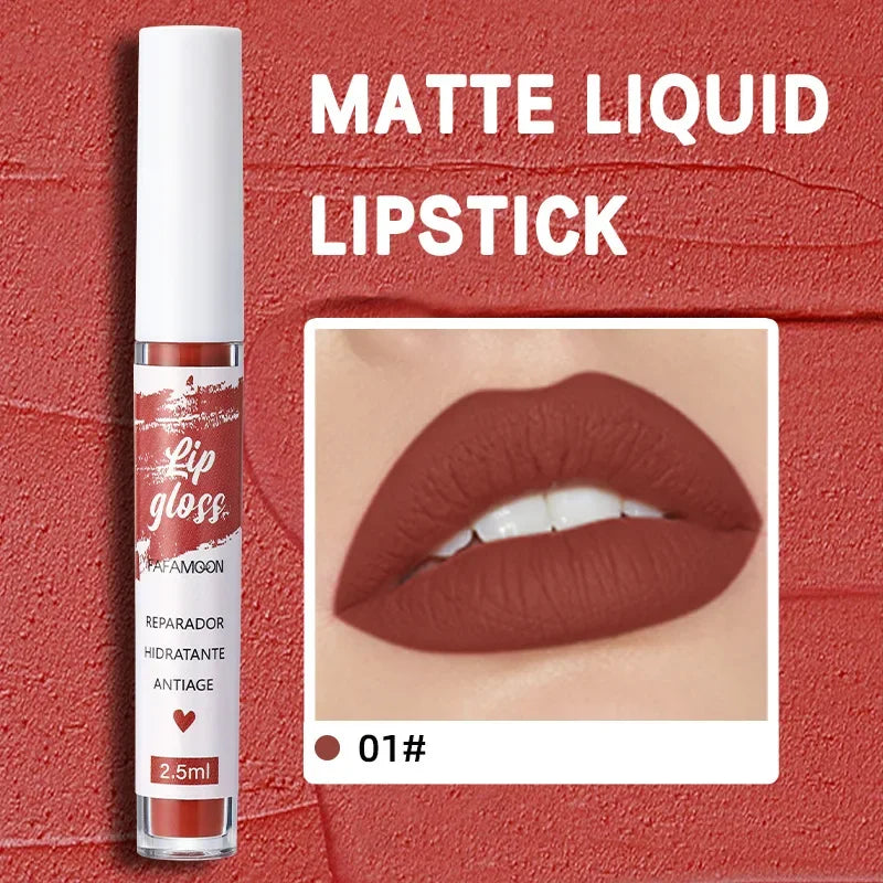 π Rose Red Matte Liquid Lipstick | Waterproof, Long-Lasting & Non-Stick π