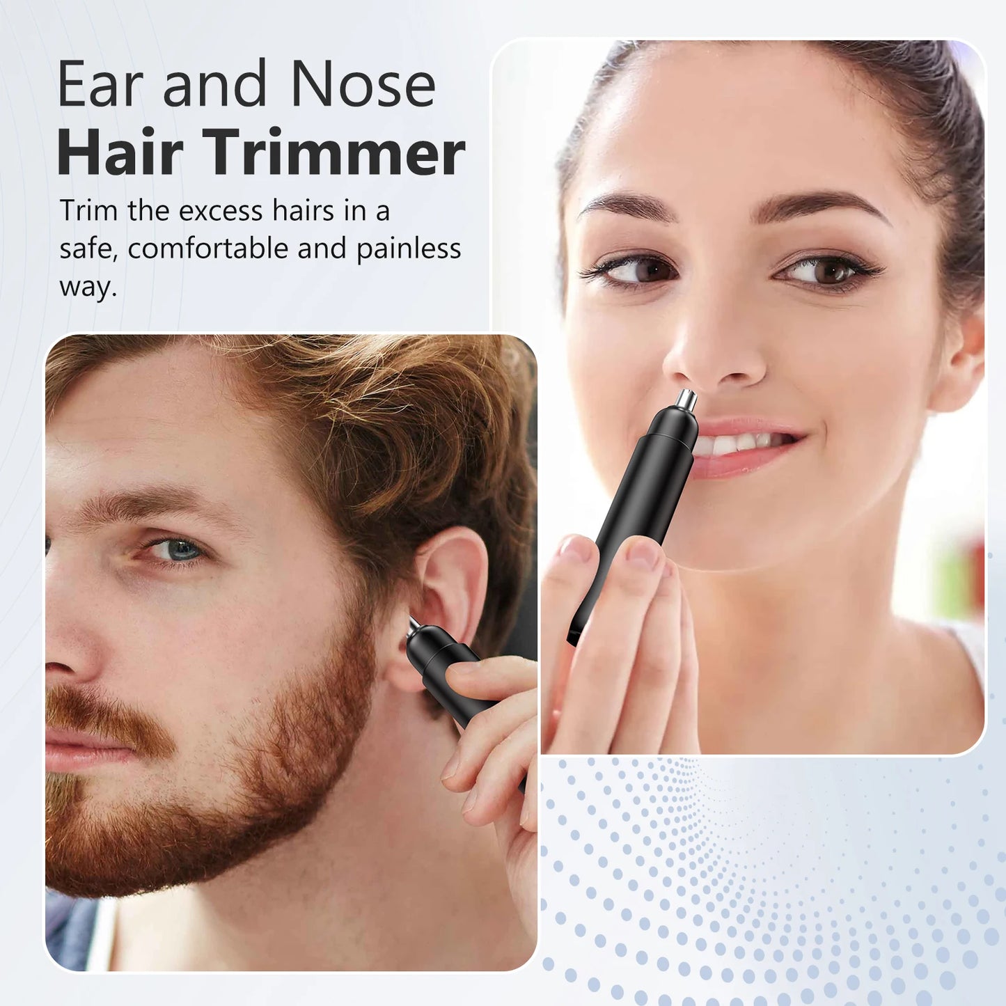 SEJOY Electric Nose Hair Trimmer for Men Rechargeable - USB High Speed Motor Nose Hair Remover for Women