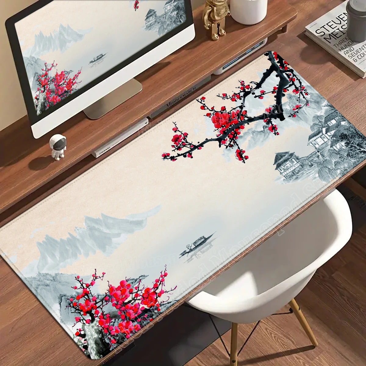 Sakura Japanese Cherry Blossom Mouse Pad Gaming XXL Home Extended Mousepad Large Keyboard pad Office accessories Laptop Mice Pad