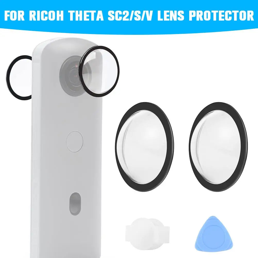 PULUZ Lens Guard PC Protector For RICOH Theta SC2/S/V 360 Accessory Lens Protection Cover For Tesla Model Y Juniper Front Camera