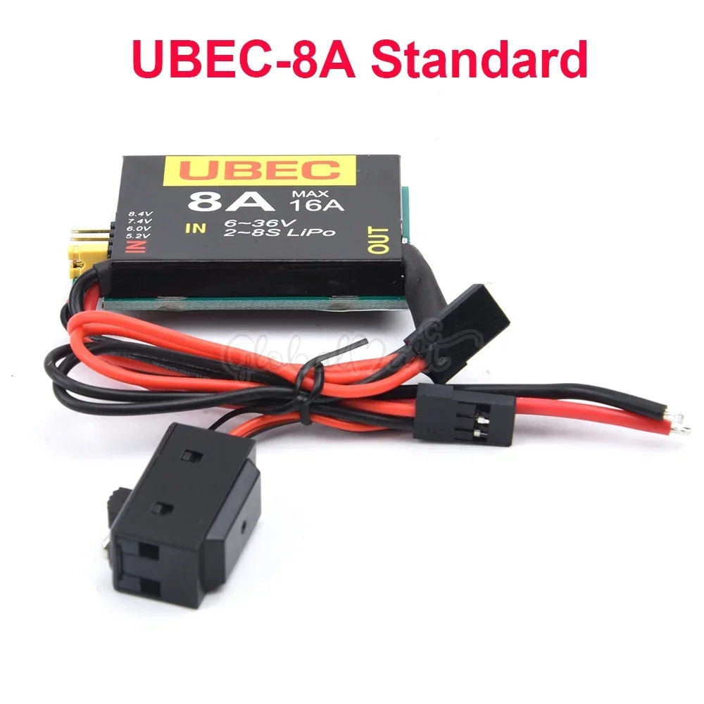 AANEW 2S-6S 6-36V UBEC 8A BEC & DUAL UBEC 8A+4A 5.2/6.0/7.4V/8.4V Servo Separate Power Supply RC Car Fix-Wing Airplane Robot Arm